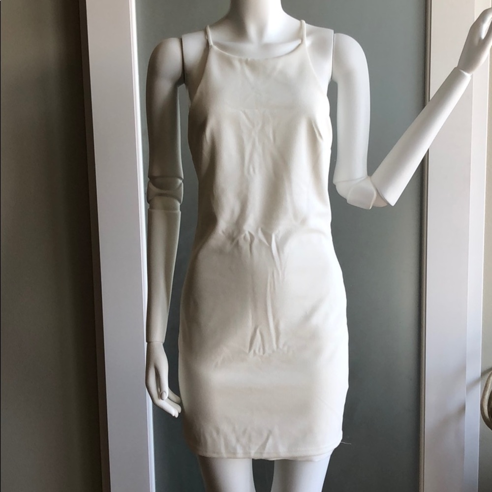 Ivory mini dress